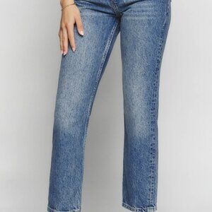 Reformation Cynthia High Rise Cropped Jeans - Colorado - Size 30